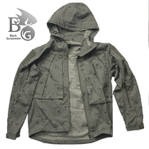 BlackGunpowder BG Desert Night Camo Lightweight Jacket Sand Night Camo Placket Top