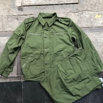 Stock old style 87 summer training uniforms military green jacket style old-fashioned training suits work clothes