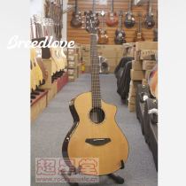 Korean Breedlove Berang Solo Concert Solo Series Single Board Missing Corner Electric Box Finger Guitar