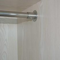 Stainless steel thick wardrobe toilet round tube Rod curtain 304 hanging crossbar clothes clothes balcony bathroom Rod
