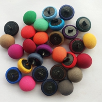 Wrap button button round womens sweater cardigan suit jacket dress decoration dress button mushroom chiffon black bottom