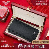 Zhuvan mani mans man long purse genuine leather young man fashion thin and soft cow leather money clip boomers