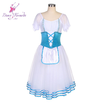 Ballet Costumes Adult Giselle Peasant Variations Competition Professional Tutu Skirt Lake Blue Childrens Tutu