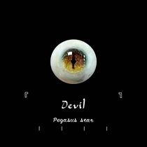 (Devil)BJD real wind Devil eye plaster eye three points 14 16mm (spot)