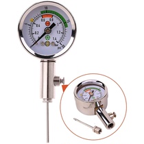 Rugby pressure gauge in ball pressure meter can be deflated adjustable ball pressure pressure gauge gauge