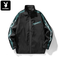 Playboy jacket jacket men spring autumn 2021 New Korean trend ins casual gown autumn jacket