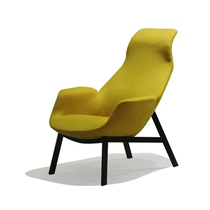 Modern simple personality leisure Ventura chair Villa model room FRP single chair Nordic designer furniture
