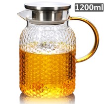 Cold kettle Glass Household high temperature resistant cold white water cup large capacity tie pot heat-resistant cold teapot set cool kettle