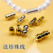 925 sterling silver buckles pearl necklace bracelet clasp turnbuckle fitting screw connection screw diy accessories