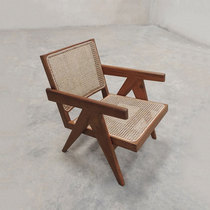 Chandigara Nordic Folk Juku Real Wood PJ Vine Chines Net Red Balcony Leisure Silent Wind single chair