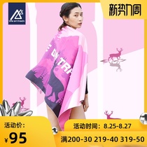  Swimming bath towel tide brand printed quick-drying towel absorbent male and female adult oversized towel Sports fitness beach bath towel