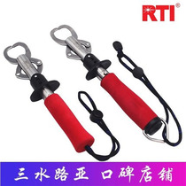 RTI fishing gear fish control fisher clamp fish holder stainless steel belt called 15KG fishing pituitary fishing supplies