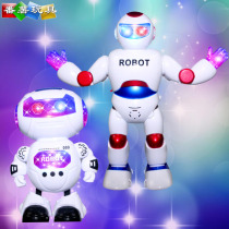 Childrens electric robot with sound light concert singing and dancing 1-3-6 years old male and female child birthday gift
