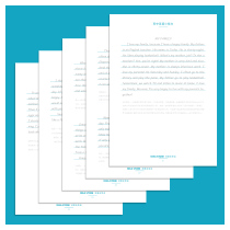 High School English Small Short Essay Heng Water Body Character Post Hard Pen Depiction Red Copy Girl Boy Student Adult Electronic Printable