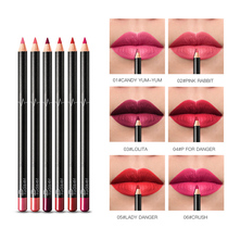 36-color lip liner female hook line Waterproof and long-lasting non-bleaching nude hummus red brown lip biting pen non-stick cup