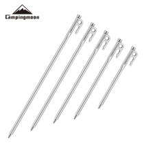 Kirman Outdoor Carbon Steel Fixer Tent Beach Tiancurtain Windproof Ground Nails Stainless Steel Plus Rough Camping Ground Pile