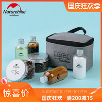 NH barbecue seasoning tank combination full outdoor seasoning bottle set portable plastic seasoning box mini seasoning bottle