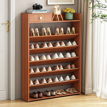Simple shoe rack Sub-multilayer ultra-thin Economy Type Home Indoor Good-looking Shoe Cabinet Containing Narrow Small Doorway Release Province Space