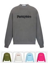 4UYES autumn and winter multi-color Phantom logo solid color new trendy brand men and women couples loose pullover round neck collar sweater