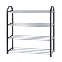 Simple multi-layer economical household dormitory shoe rack dustproof storage shoe cabinet saves space plastic door small shoe shelf