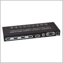4-way TV Image splicer HD LCD multi-display screen control processing box 1 one in four out