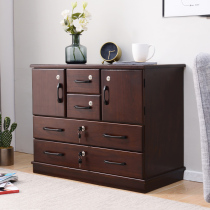 (Office filing cabinet) data Cabinet floor-to-ceiling wooden short cabinet locker with lock storage cabinet activity filing cabinet