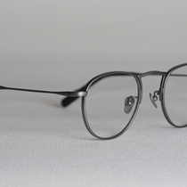 Antique vintage made old matte all-titanium eyeglass frame Retro Japanese personality handmade full-frame eyeglass frame men
