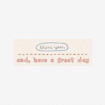 80 Literary thank you ins simple sealing stickers baking packaging diy decorative stickers small label