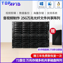 Topp (TOPAVID) SRB4L8572T-72 disc 25G 10000 trillion optical fiber multi-machine shared network storage