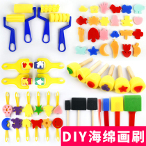 Child printing tool sponge seal kindergarten mushroom head sponge painting fine art material pigment printing