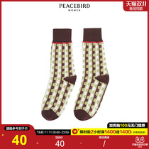 (Shopping mall with) Taiping bird ladies fashion summer new theme pattern socks A9YGB3302