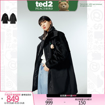 (TED2 bear joint) Taiping bird 2021 Spring new three wear long down and down clothes women A6ACB1201