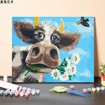 牛数字油画-牛数字油画促销价格、牛数字油画品牌- 淘宝