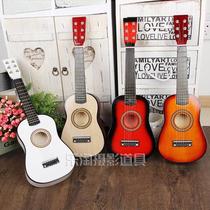  Childrens photography props Photo supplies Background toy studio guitar model New decoration Movie small window ornaments
