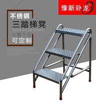 Home II 45 Steps Foldable stainless steel bench Dual-purpose ladder herringbone ladders mobile climbing stool small ladder accessories