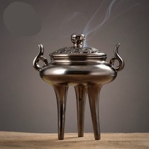 Brand Zen three-legged Pan incense burner home sandalwood incense burner antique ceramic ornaments agarwood stove incense machine