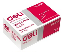 Del 0019 Metal Pin Fixed Needle 3 Box Tacks Positioning Needle Office Direct Pin 50g
