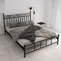 1869 wrought iron bed double bed 1 8 garden 1 5 iron bed frame 1 35 durable environmental protection furniture princess bed W008