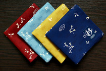 Japanese style handkerchief Handkerchief Pure cotton thickened mens use Womens use instant water 52*52cm