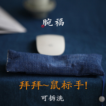 (Qi Lu) Handmade cloth cotton detachable mouse pad wrist pad wrist pad wrist support keyboard hand holder