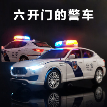 Police Car Toy Back Force Alloy Car Model Simulation Fire Truck Boys Police Car Children Toy Car Models Small Car Models