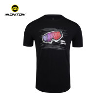 Monton Pulse Casual Printed Short Sleeve T-shirt Sport Short Blouse Mens Guide Wheels