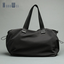 Travel bag mens large-capacity portable sports fitness bag Womens Light leisure travel bag short-distance travel canvas