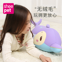 sheepet Shu pet foam particles small dolphin doll long sleeping pillow ragdoll childrens plush toy