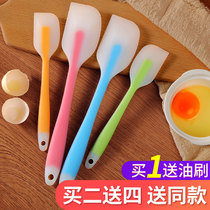 Baking tool silicone shovel high temperature resistant rubber household integrated spatula cut cream cake scraper spatula