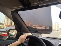 Car large view sun visor anti-glare mirror SUV anti-glare mirror commercial car driver goggles car supplies