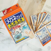 Domestic spot Japan imported Kobayashi Pharmaceutical glasses Mobile phone screen lens wiping paper cleaning cloth wipes 40 pieces