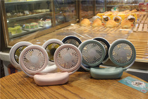 Korean fashion sports hanging neck mini fan USB charging outdoor running refrigeration telescopic folding small electric fan