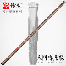 Jingyin section Zizhu Xiao musical instrument Professional performance Qin Xiao with Guqin F tune Xiao National Musical Instrument Send Xiao bag