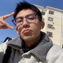 Korean version of men's business anti-blue anti-radiation glasses frame can be equipped with myopia degree plain flat lens female tide